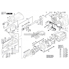 1619PA1479 Плита для сабельной пилы Bosch GSA 1100 E