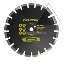 Диск алмазный CHAMPION C1631 асфальт M 350/25,4/12 (асф. по бетону,свежий бетон,мягкие блоки)