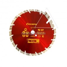 Диск алмазный CHAMPION универсальный ST 230/22,23/12 Fast Gripper (бетон, кирпич, тротуарная плитка) (арт. C1618)