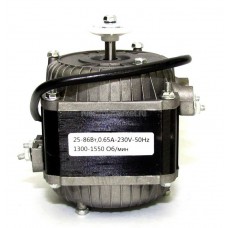 Двигатель для эл.обогревателей, газовых пушек, вытяжек(D) 25-86Вт, 0,65А-230v-50Hz, 1300-1550 Об/мин