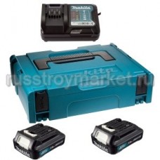 Комплект Makita DC10WC + BL1015 197643-8