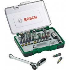 Набор бит с ключом-трещоткой Bosch 27 предметов (2607017160)